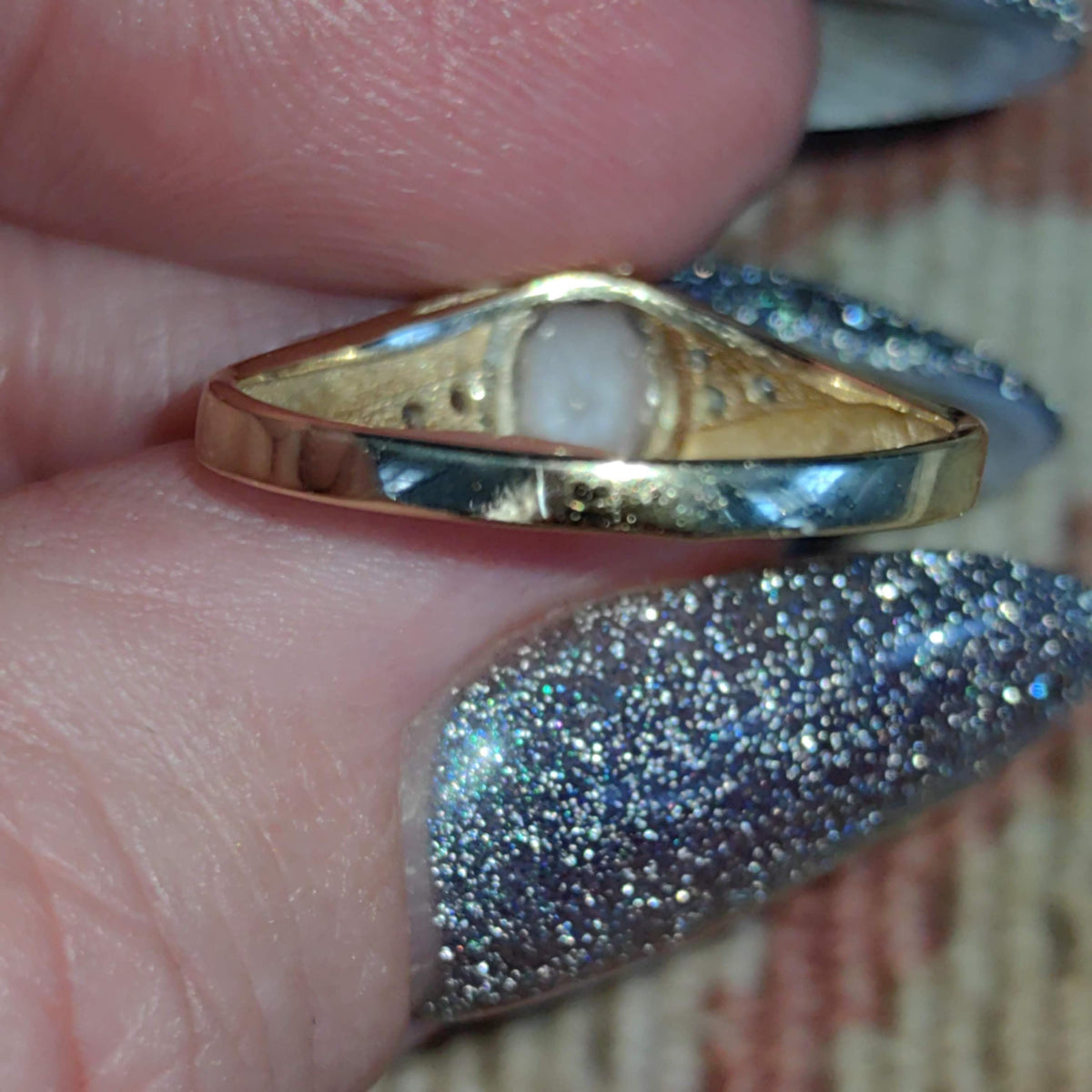 Vintage Light Blue Aquamarine 14k 585 Hallmarked Solid Yellow Gold Cubic Zirconia Elegant Ring Gift for Her Engagement Ring