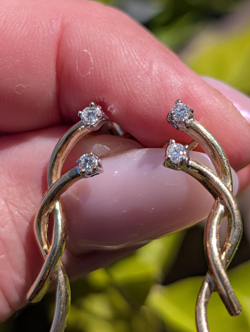 Diamond Stud Earrings 14k Yellow Gold White Crown Setting Natural Brilliant Cut Push Back Fine Jewelry Gift for Her Him Pair