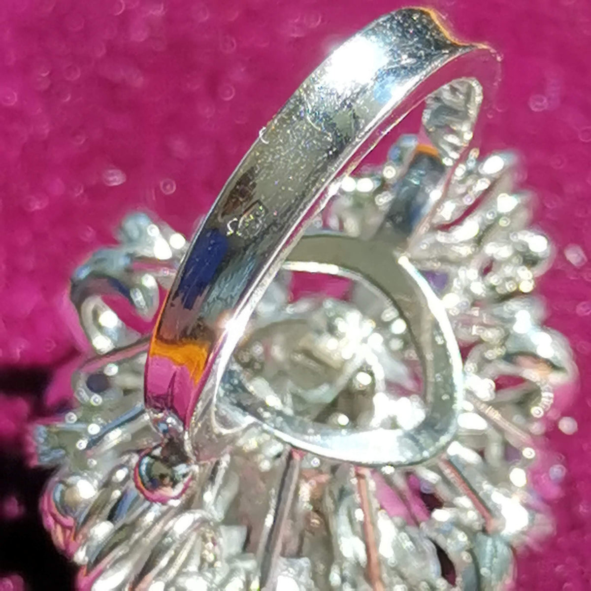 Emerald Diamond Ruby and Sapphire Solid Gold Tutti-Frutti Floral Design Colorful Ring