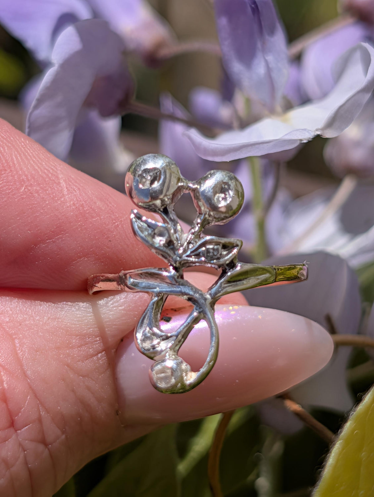 Antique Art Nouveau Diamond Ring 14k Yellow Gold Silver, 1900s Floral Openwork Rose Diamond Engagement Ring, Size 10