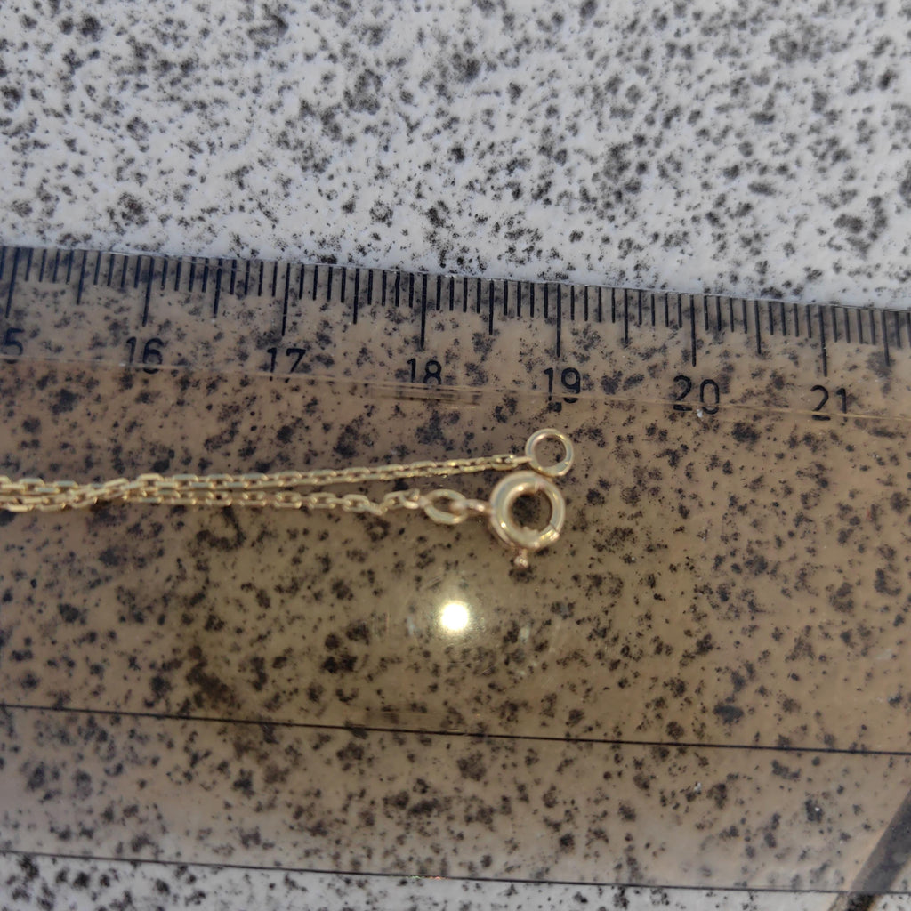 Victorian 1890s French Vintage Solid Yellow Gold Dainty Small Natural Gris Pearl Beaded Chain Necklace Elegant Antique Necklace