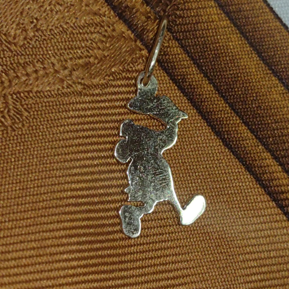 Disney Mickey Mouse Vintage Solid 14K Yellow Hallmarked Gold Enamel Cartoon Character Pendant Vintage Charm Gift for her girl son daughter