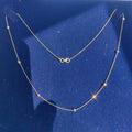 Vintage 10k Gold 42 cm Beaded Chain