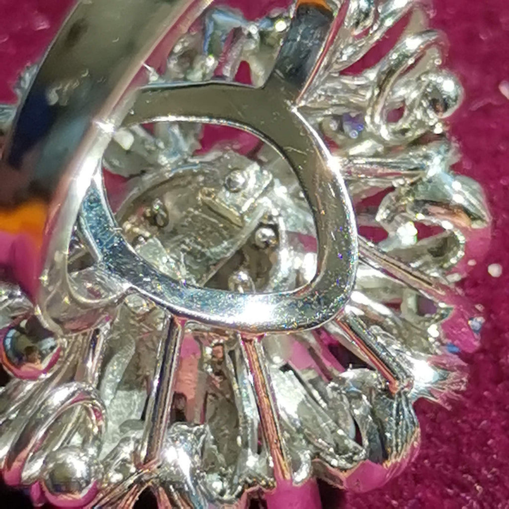 Emerald Diamond Ruby and Sapphire Solid Gold Tutti-Frutti Floral Design Colorful Ring