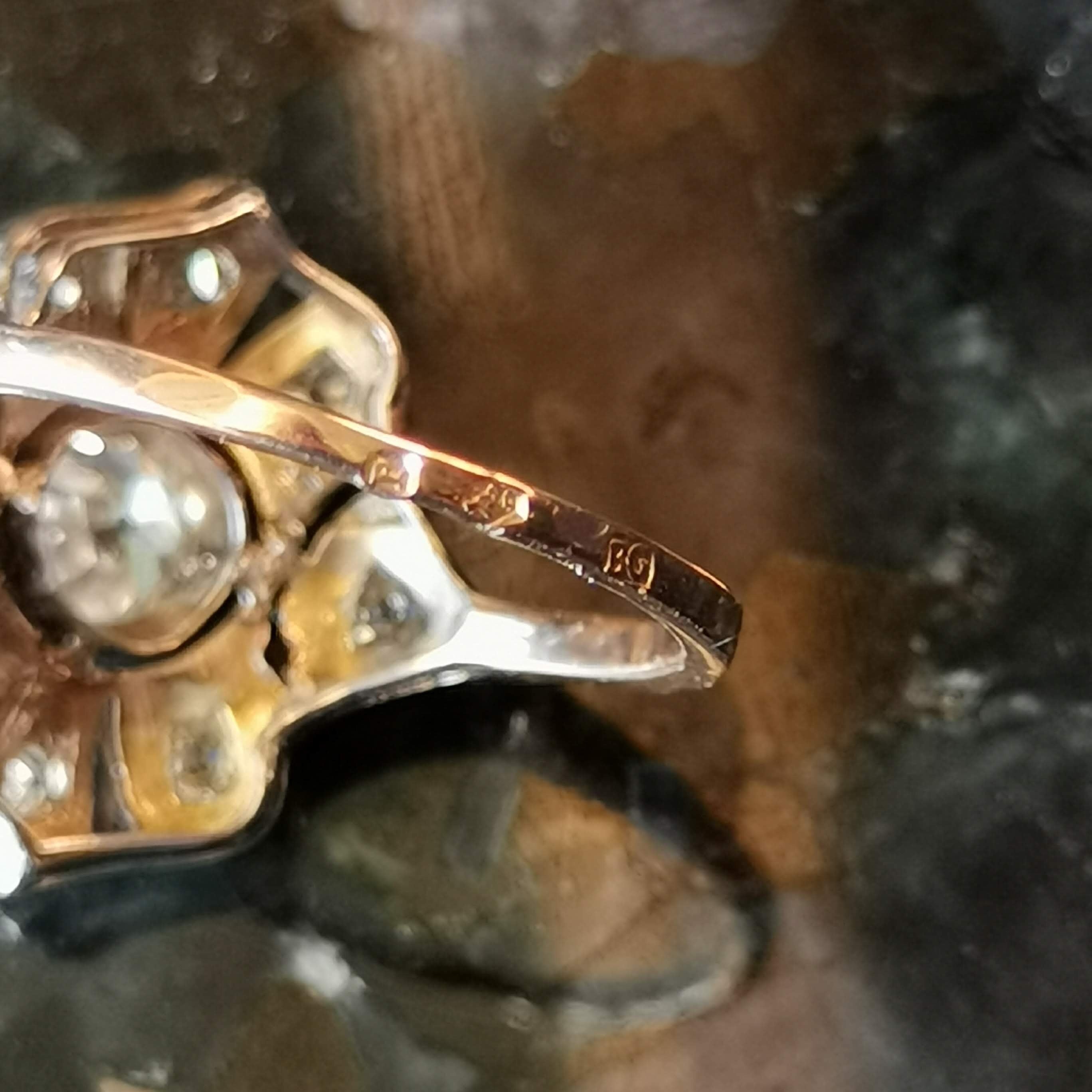 RESERVED!!! Art Deco Diamond Gold Ring from the 1920s