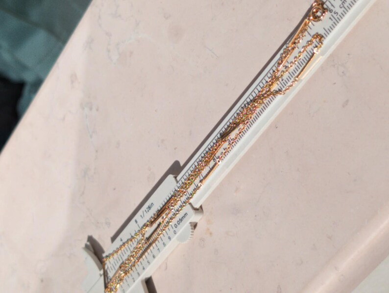 Antique 1900s Handmade 14K Solid Yellow Gold Bar and Link Chain 62 cm Austro Hungarian US Duty-Free HTS 9706 — photo 15